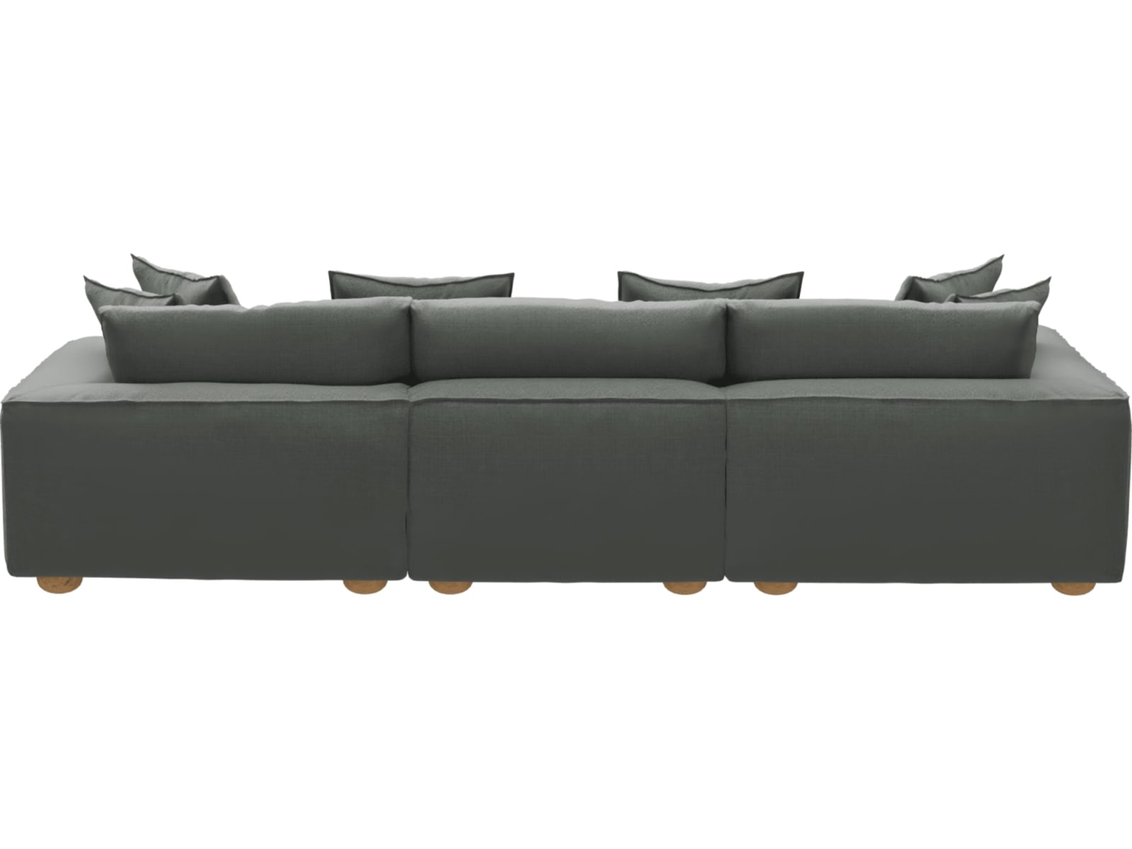 Tully Tribute Storm Chaise Sofa - 3 Seater color Tribute Storm