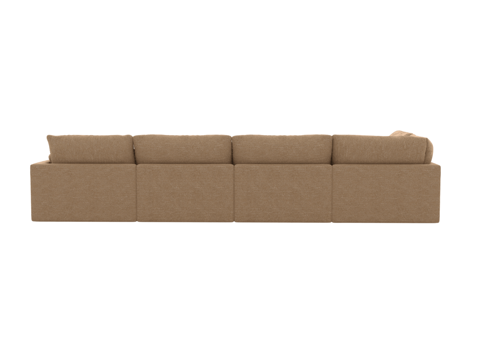 Willow Avon Honey Modular Sofa LAF Terminal - 6 Seater color Avon Honey