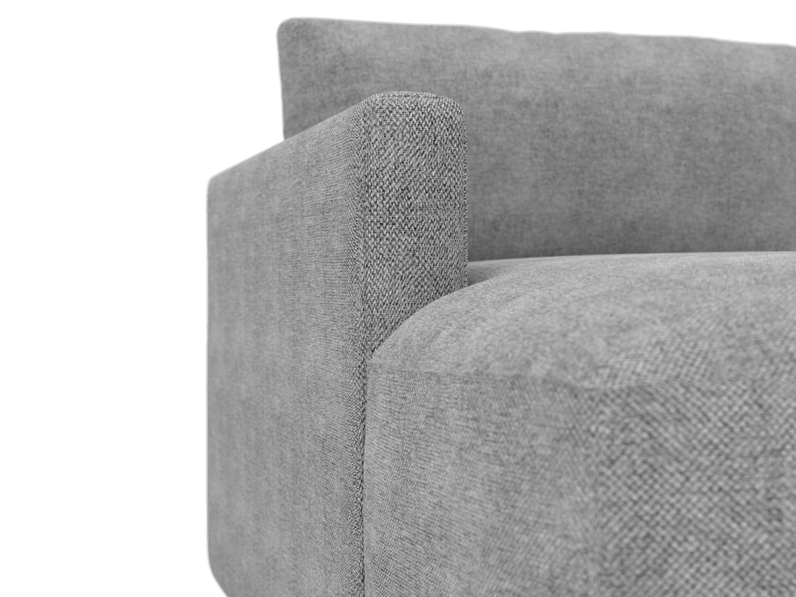 Haven Apt California Slate Chaise Sofa color California Slate