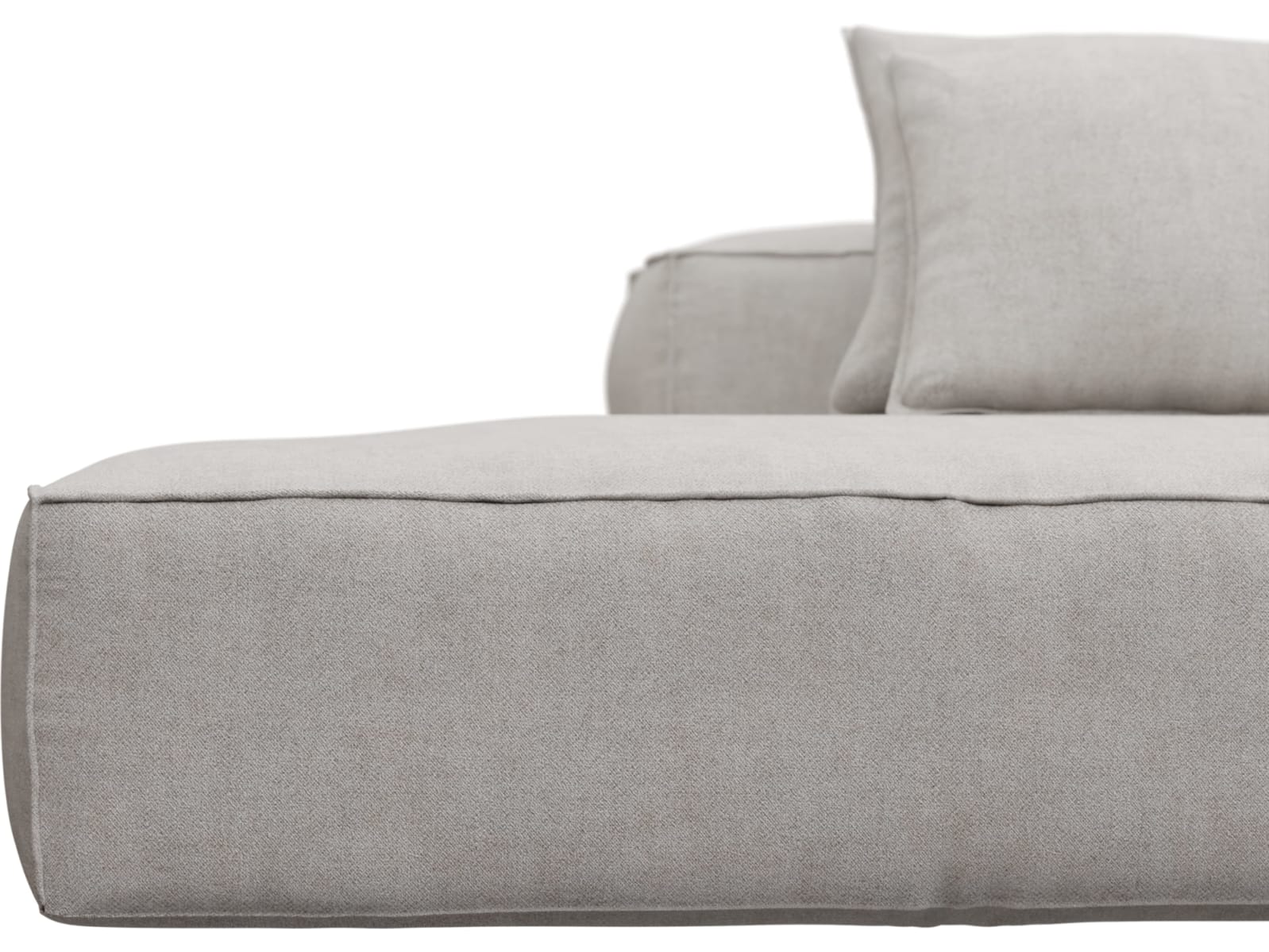 Riley Avon Mineral Modular Sofa - 1x Arm, 1x Armless, 1x Left Terminal color Avon Mineral