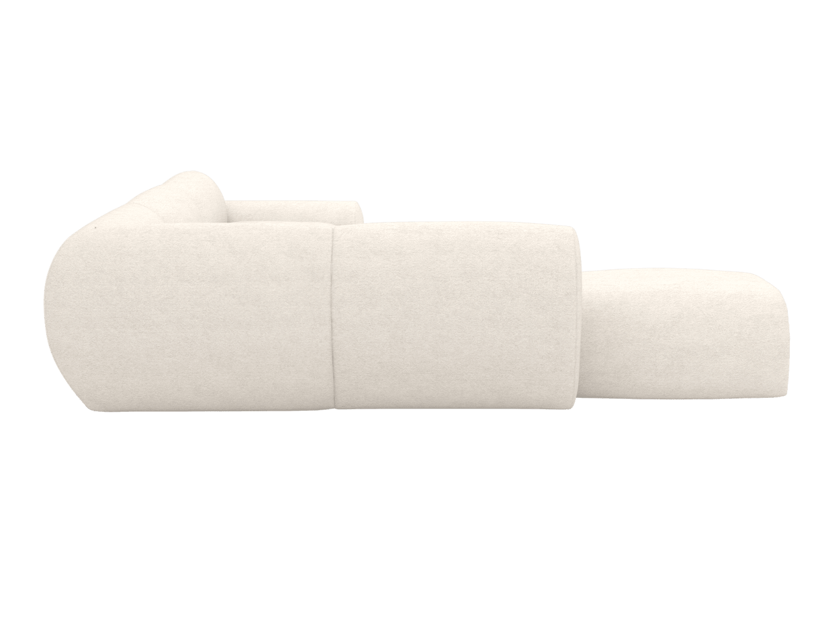 Malmo Noa Fog Sofa - 5 Seater LAF Terminal color Noa Fog
