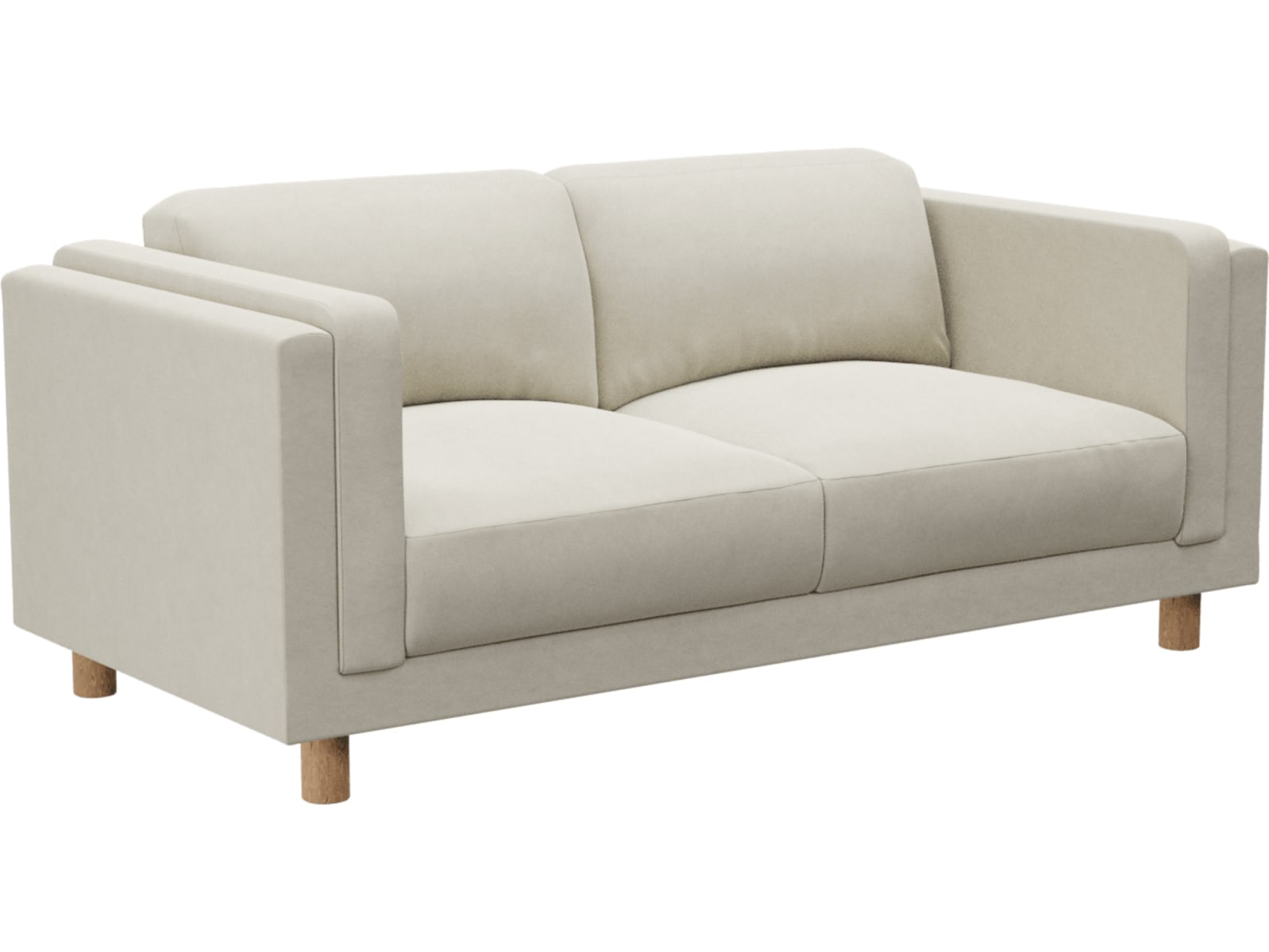 Hayes Muse Flax Sofa - 3 Seater color Muse Flax