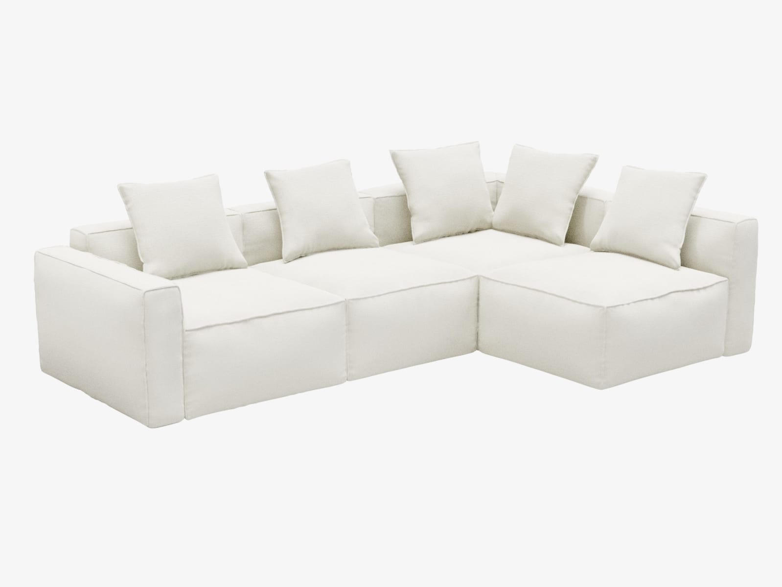 Riley Apt Tribute Shell Corner Sofa - 4 Seater RAF Terminal color Tribute Shell