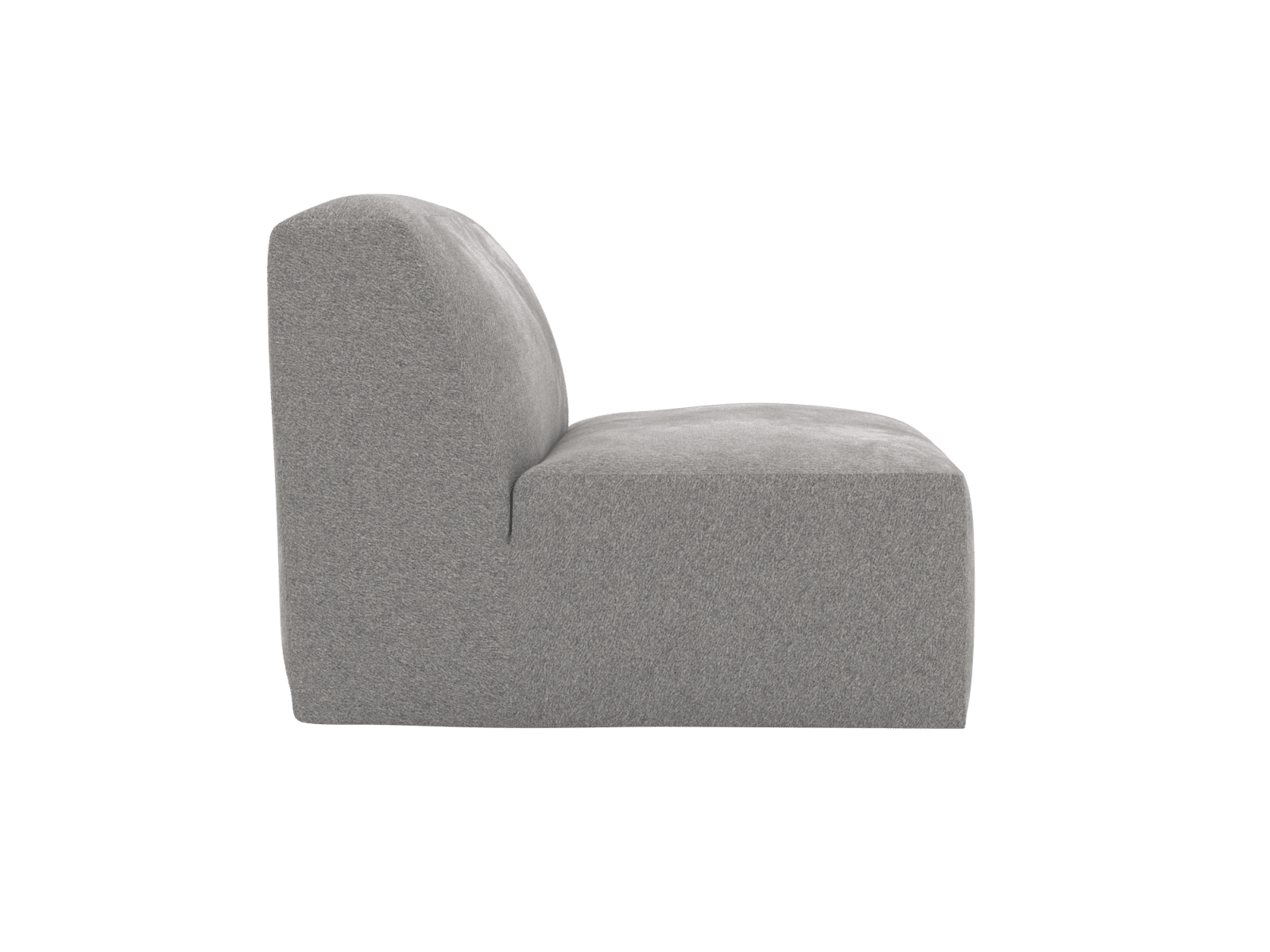 Copenhagen Toorak Pebble Armless Chair Sofa Module color Toorak Pebble