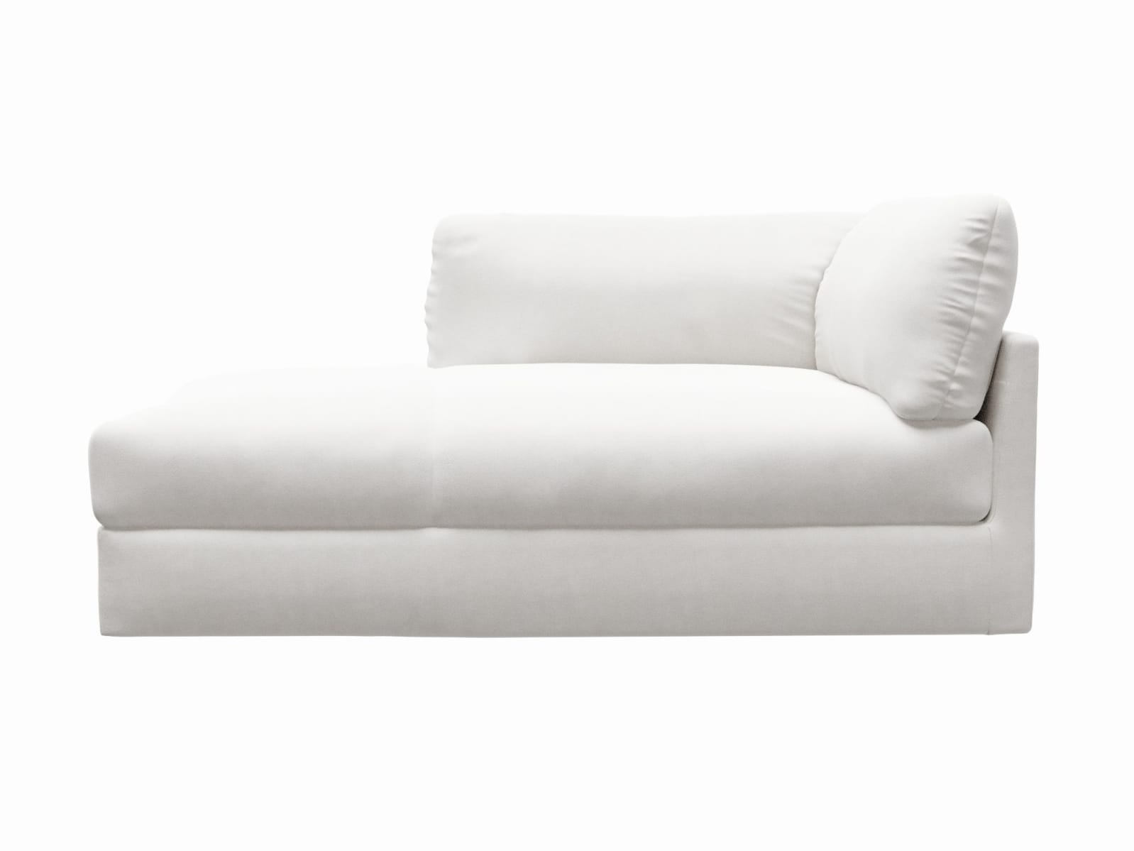 Finley Muse Frost Left Arm Facing Chaise Module color Muse Frost