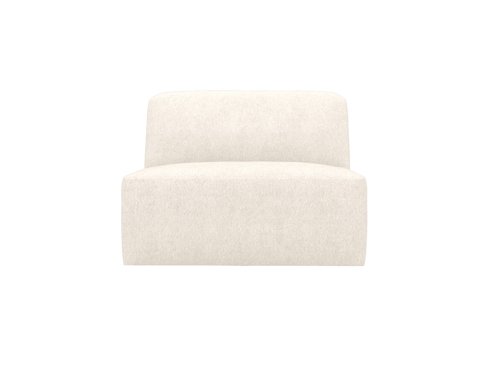 Copenhagen Noa Fog Armless Chair Sofa Module color Noa Fog