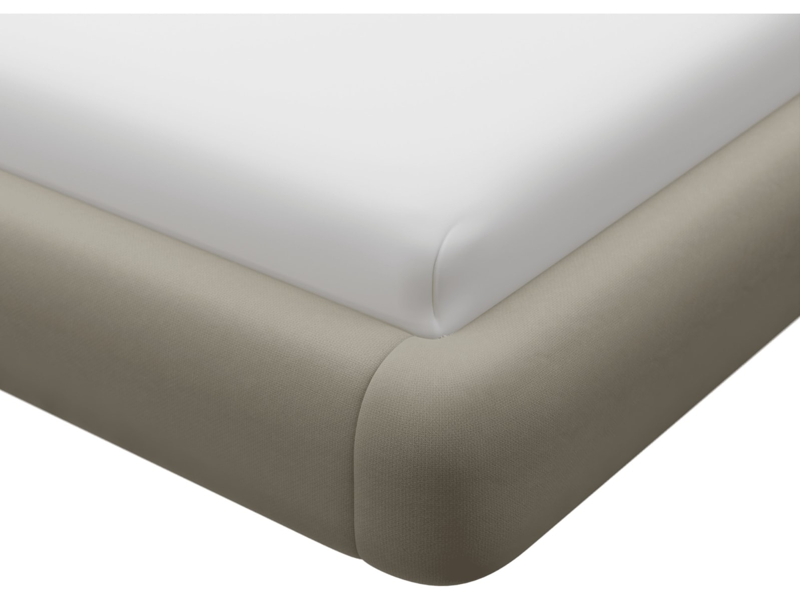Capri Gas Lift Bed Plaza Natural color Plaza Natural