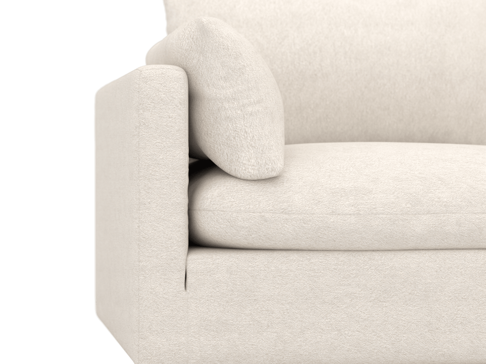 Willow Noa Fog Modular Sofa - 5 Seater RAF Terminal color Noa Fog