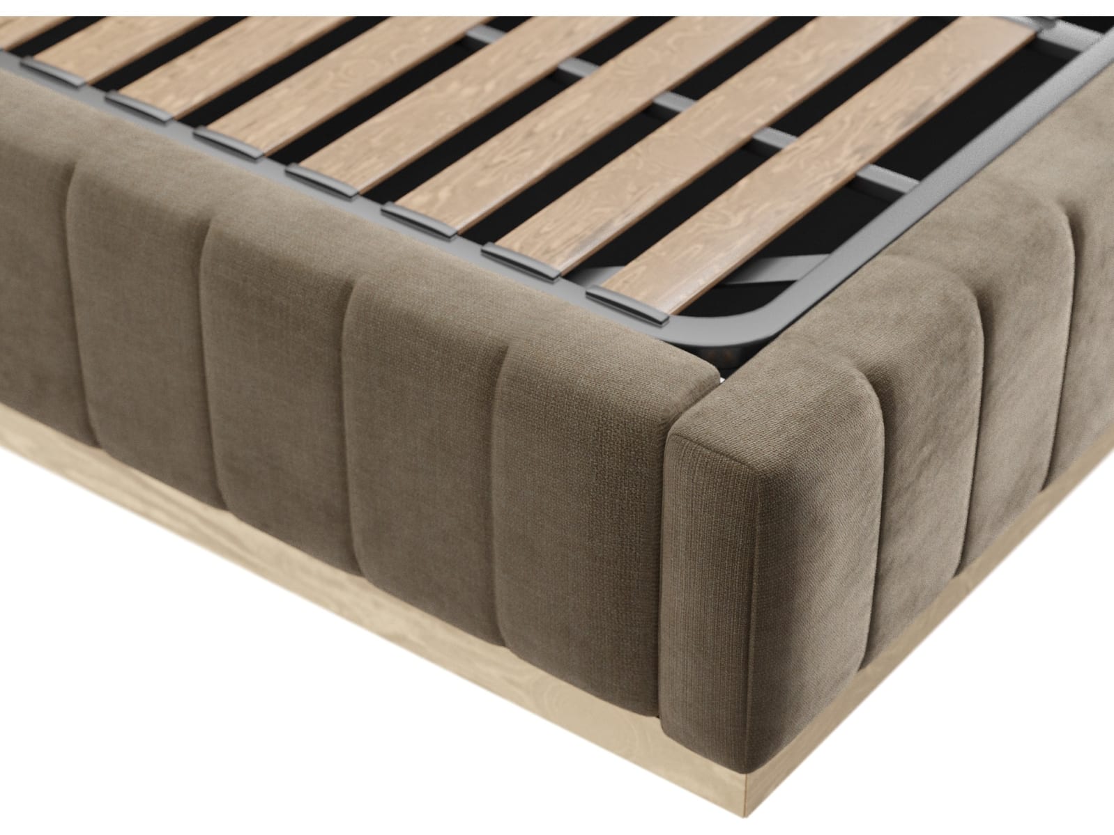 Brentwood Gas Lift Bed Tribute Walnut color Tribute Walnut