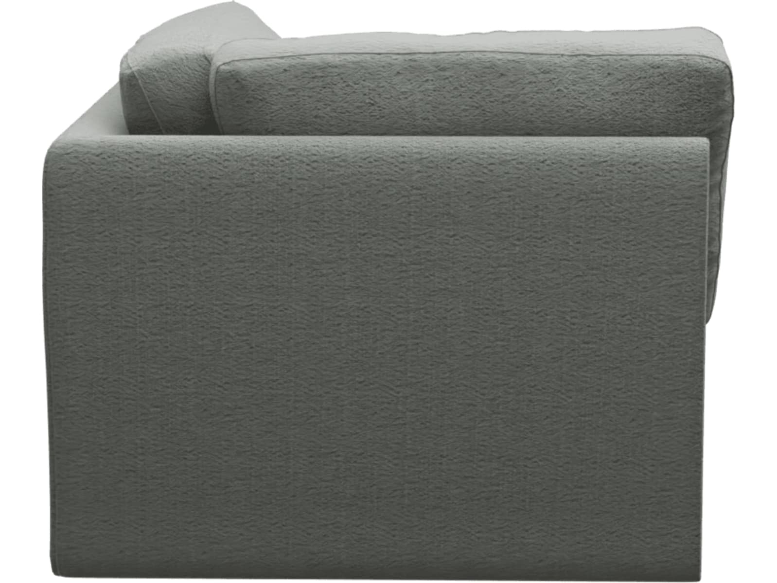 Monica Tribute Storm Corner Sofa Chair Module color Tribute Storm