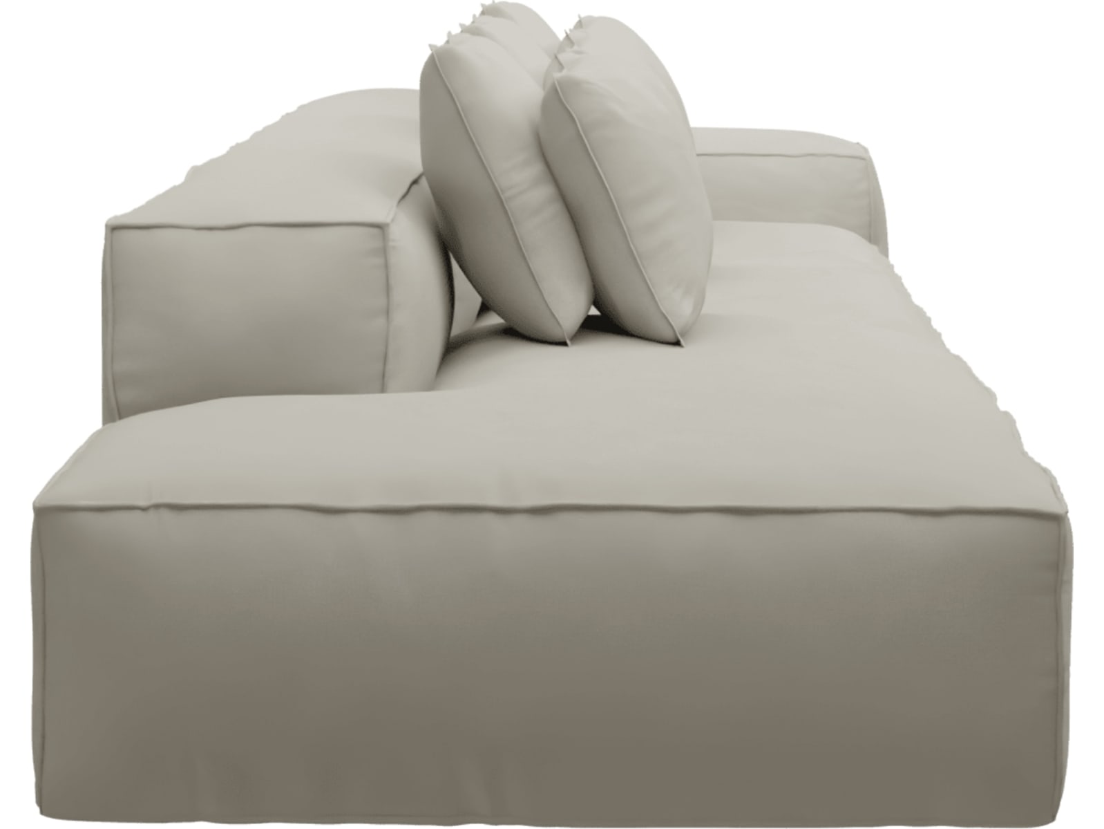 Riley California Ivory Modular Sofa - 1x Arm, 2x Armless, 1x Left Terminal color California Ivory