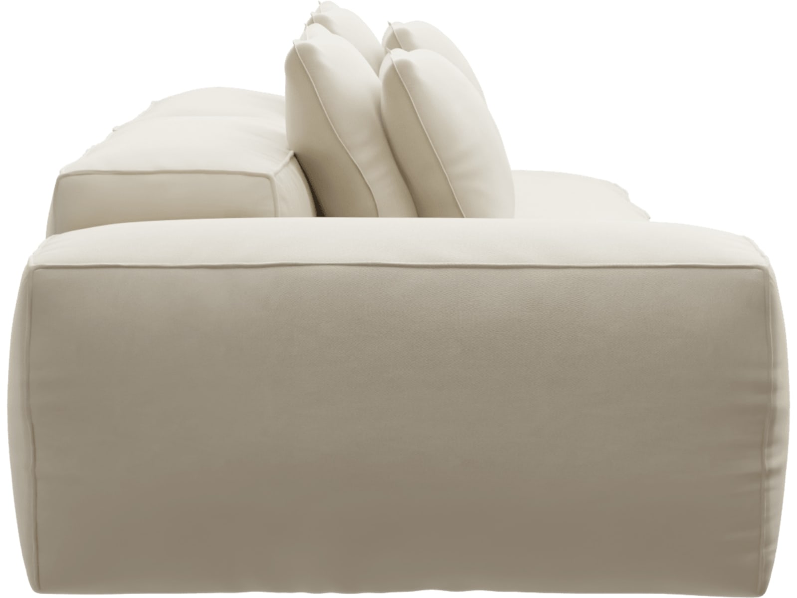 Riley Alpine Mist Modular Sofa - 1x Arm, 1x Armless, 1x Right Terminal color Alpine Mist