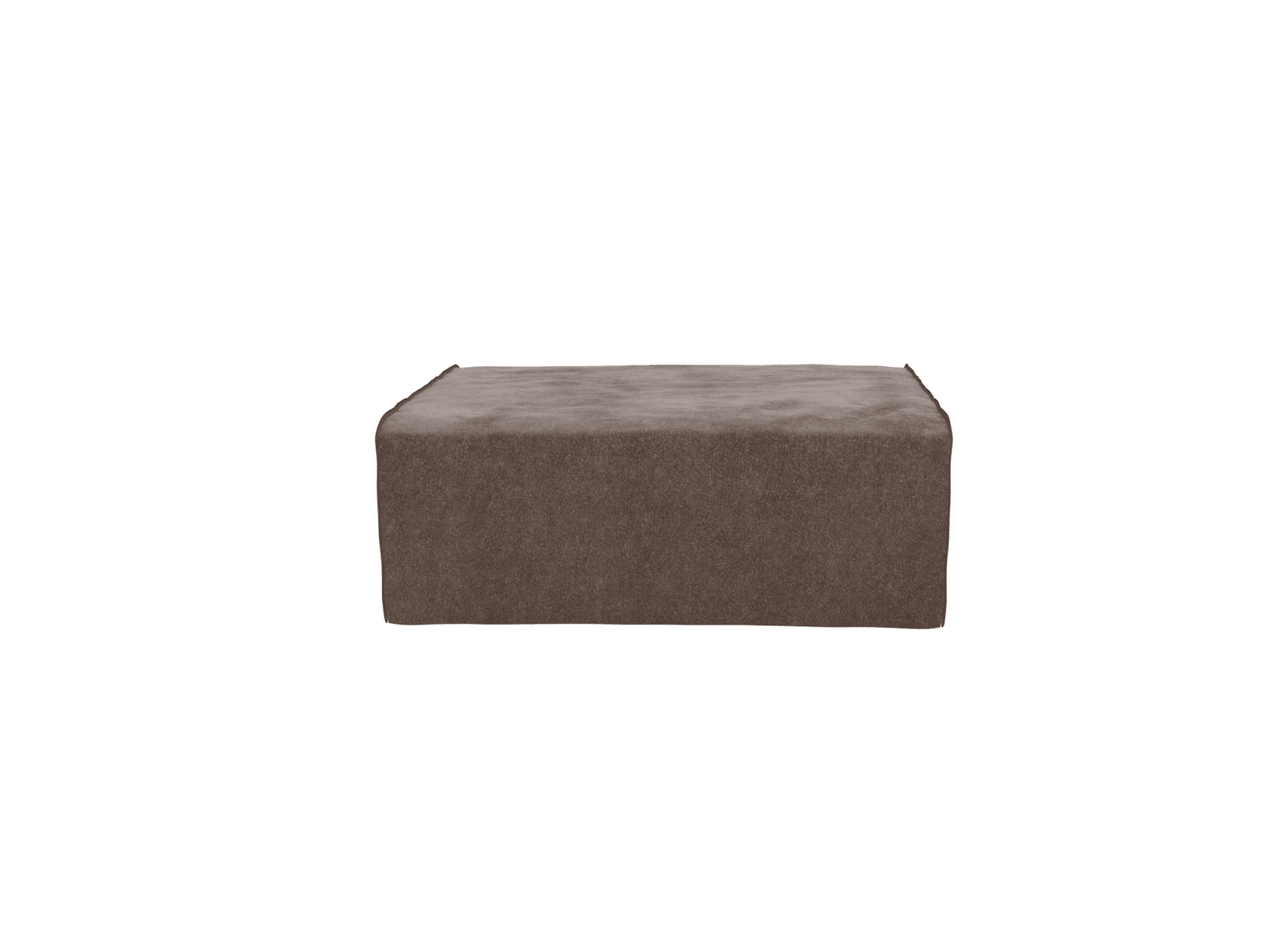 Como Muse Mink Ottoman - Large color Muse Mink
