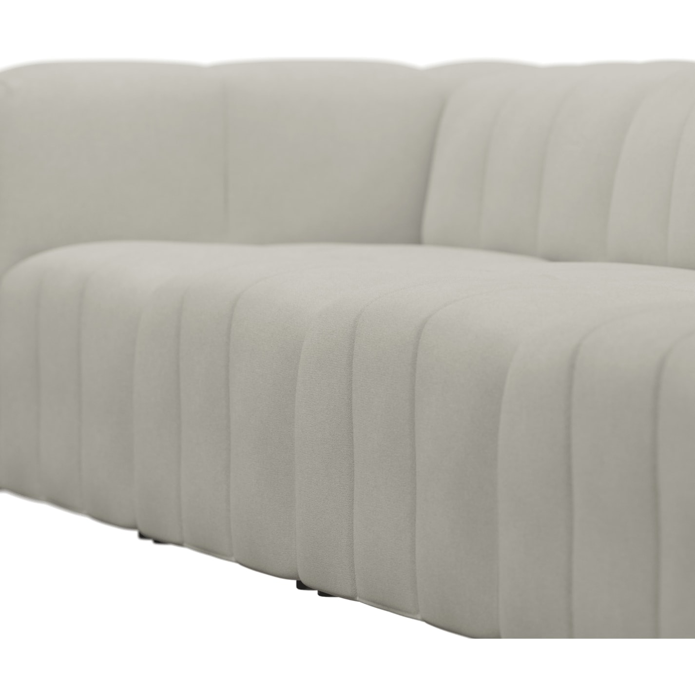 Lucello California Ivory Modular Sofa - 4 Piece color California Ivory