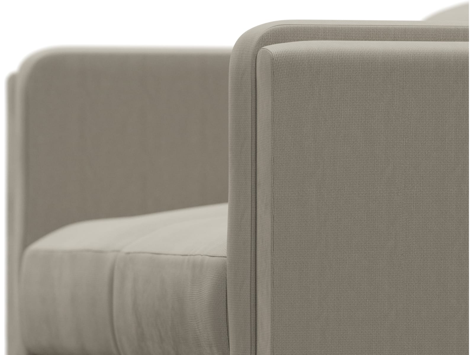 Hayes Plaza Natural Sofa - 2 Seater color Plaza Natural