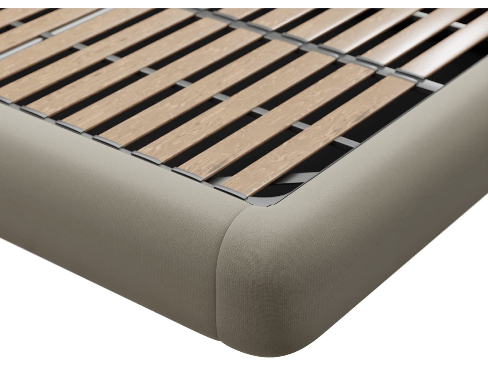 Capri Gas Lift Bed Plaza Natural color Plaza Natural