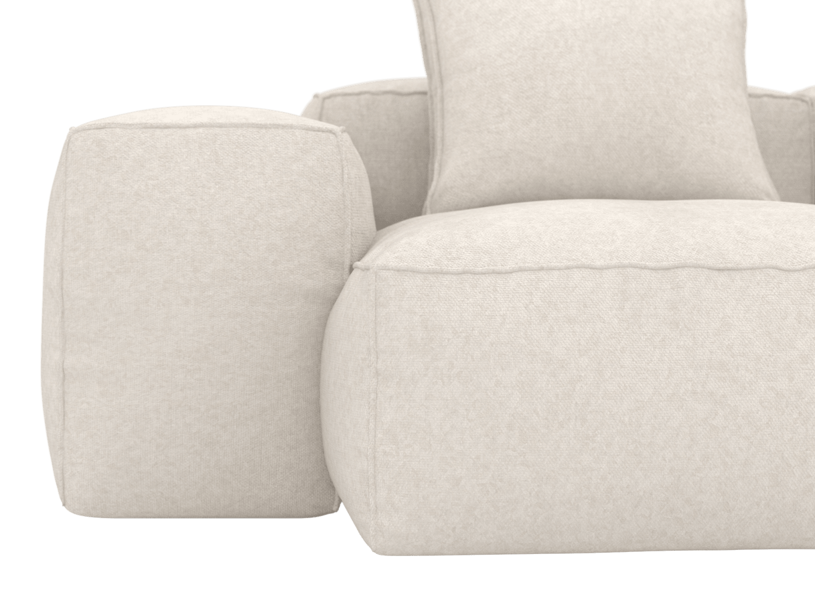 Riley Tribute Ice 2 Seater Modular Chaise Sofa color Tribute Ice