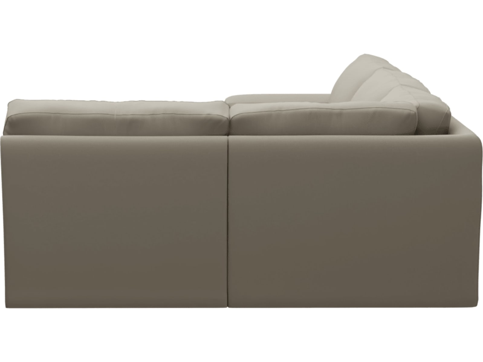 Monica Plaza Natural Sofa - 4 Seater RAF Terminal color Plaza Natural
