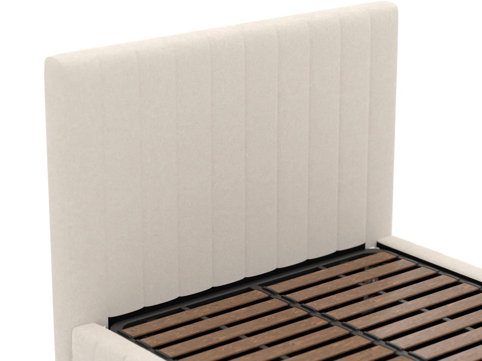 Brentwood Gas Lift Bed View Cream color View Cream