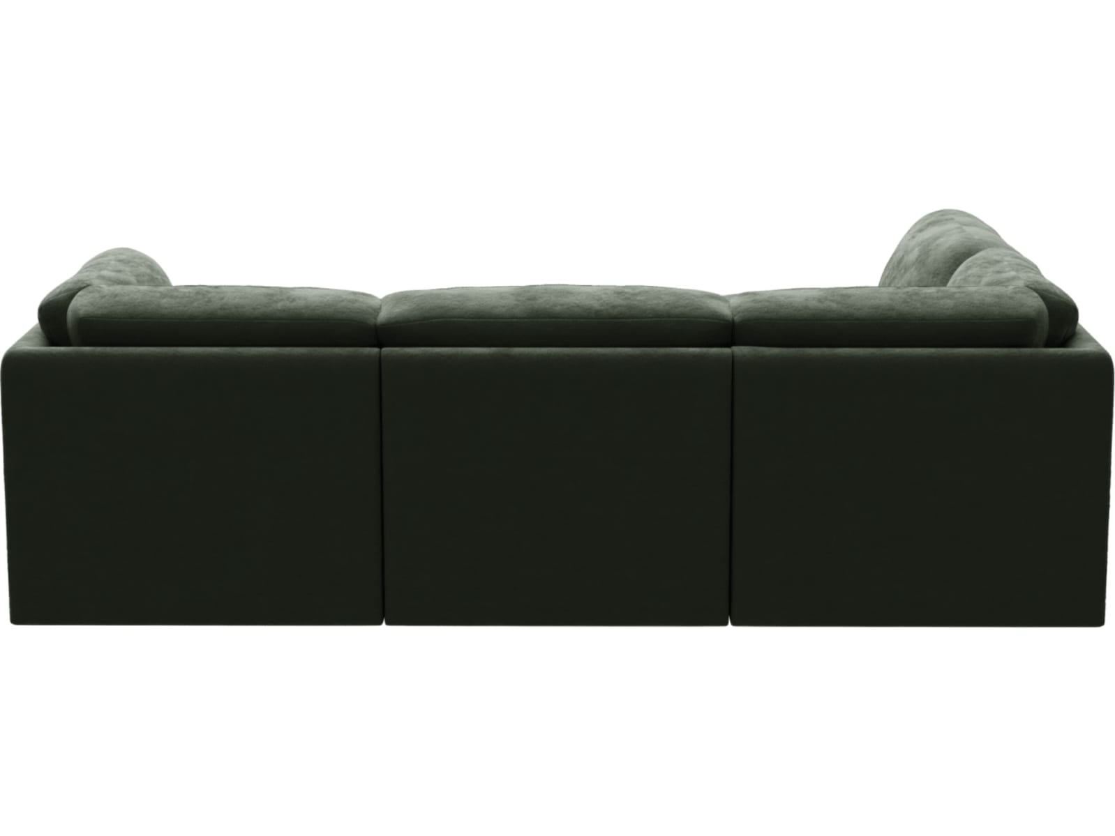 Emily Modular Sofa Muse Forest - 5 Piece color Muse Forest
