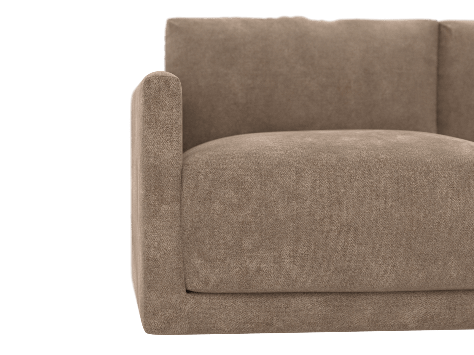 Haven Tribute Walnut 3 Seater Chaise Sofa color Tribute Walnut