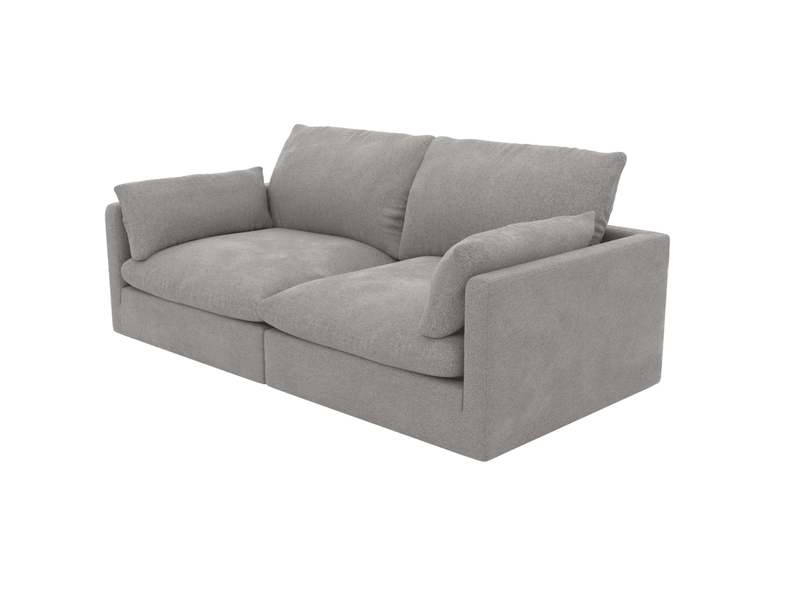 Willow Toorak Pebble Modular Sofa - 2 Seater color Toorak Pebble