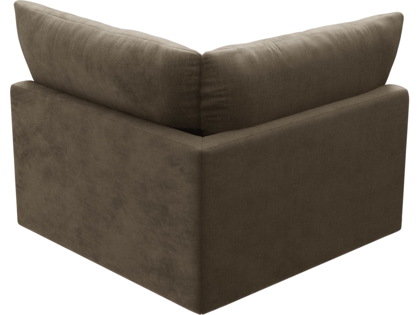 Willow Tribute Walnut Corner Sofa Module color Tribute Walnut