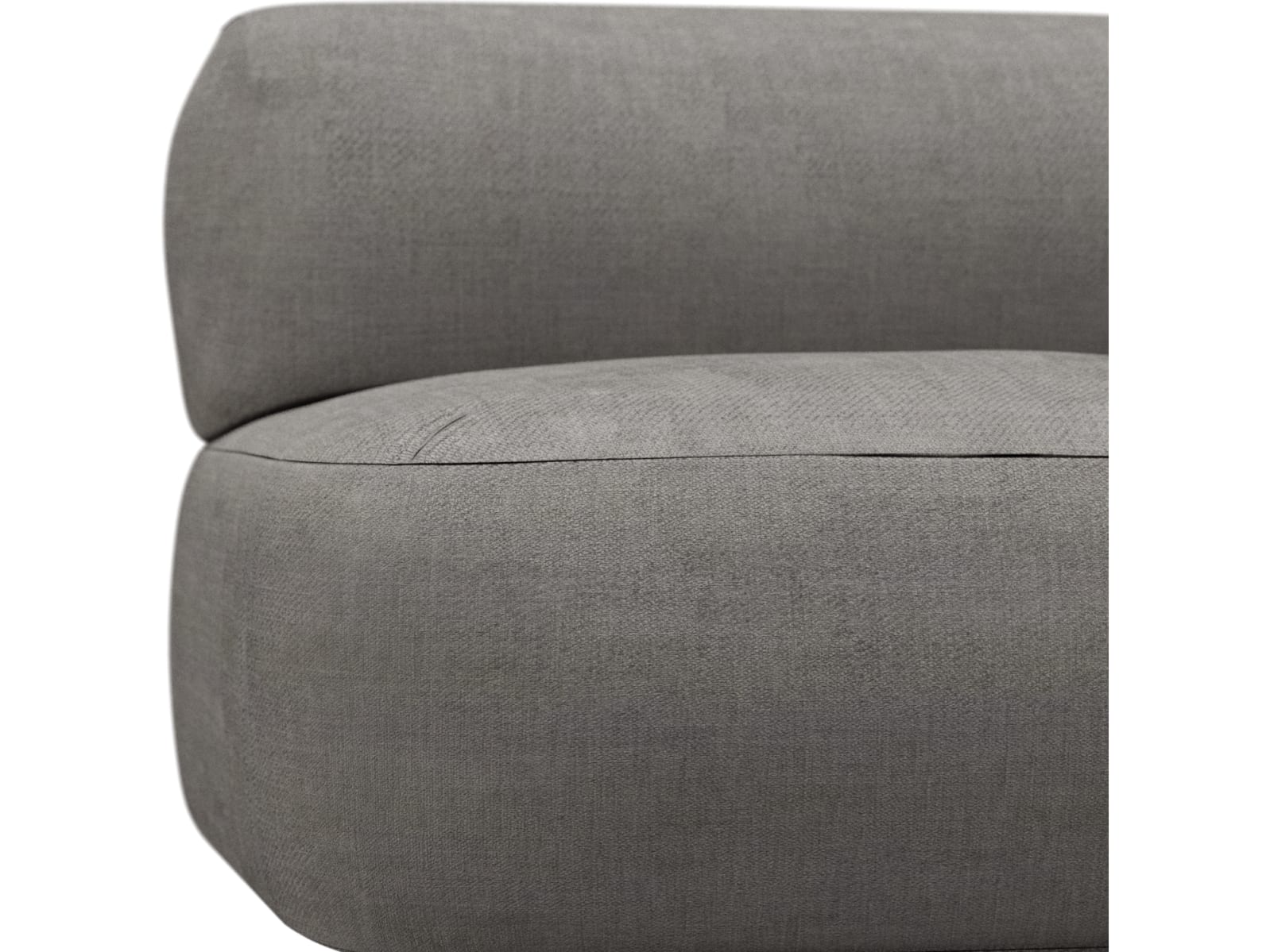 Beckett Isla Soft Grey Sofa Module Armless color Isla Soft Grey