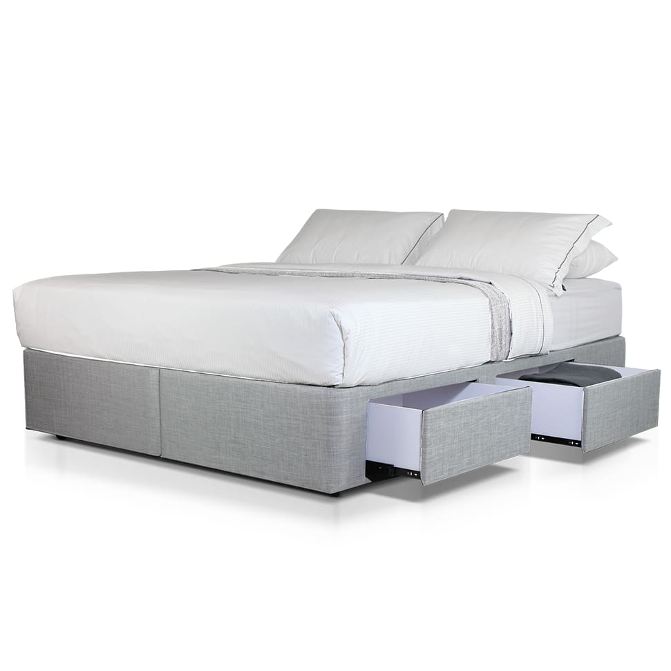 Mode Storage Bed Base Light Grey color Light Grey