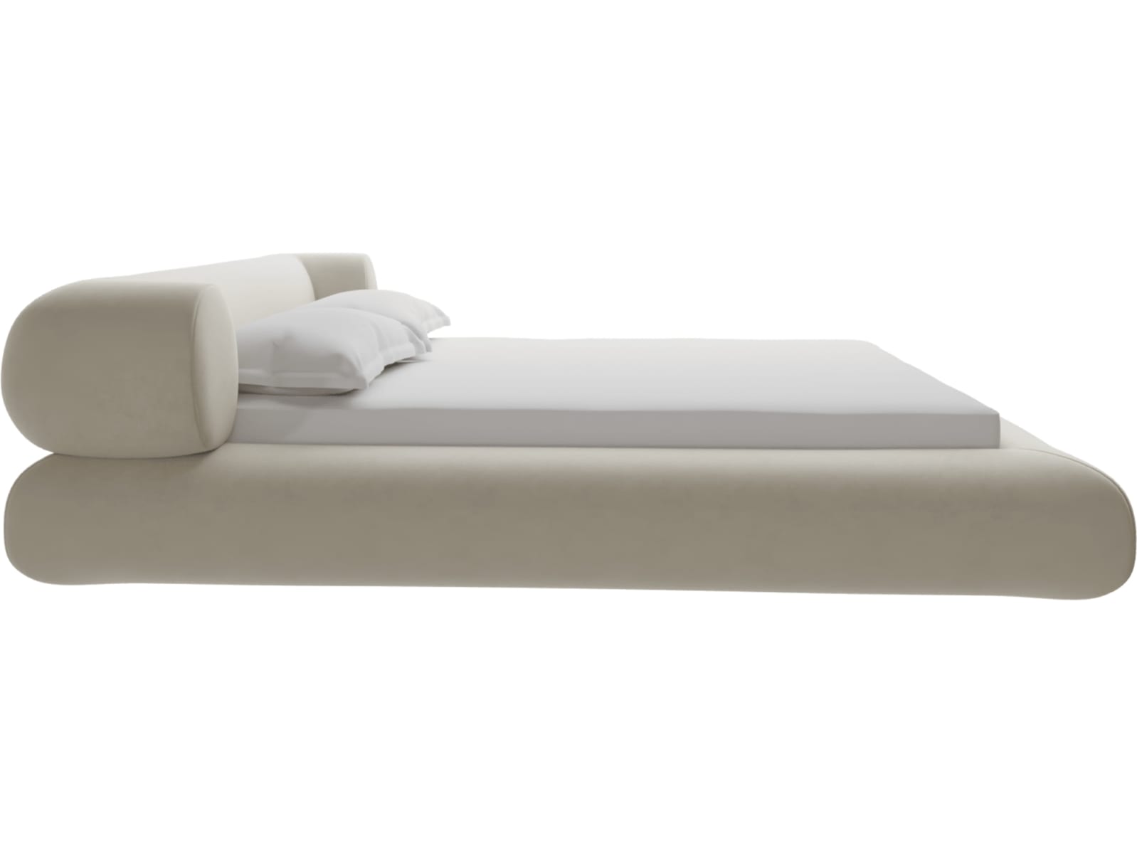 Frankie Bed Muse Flax color Muse Flax