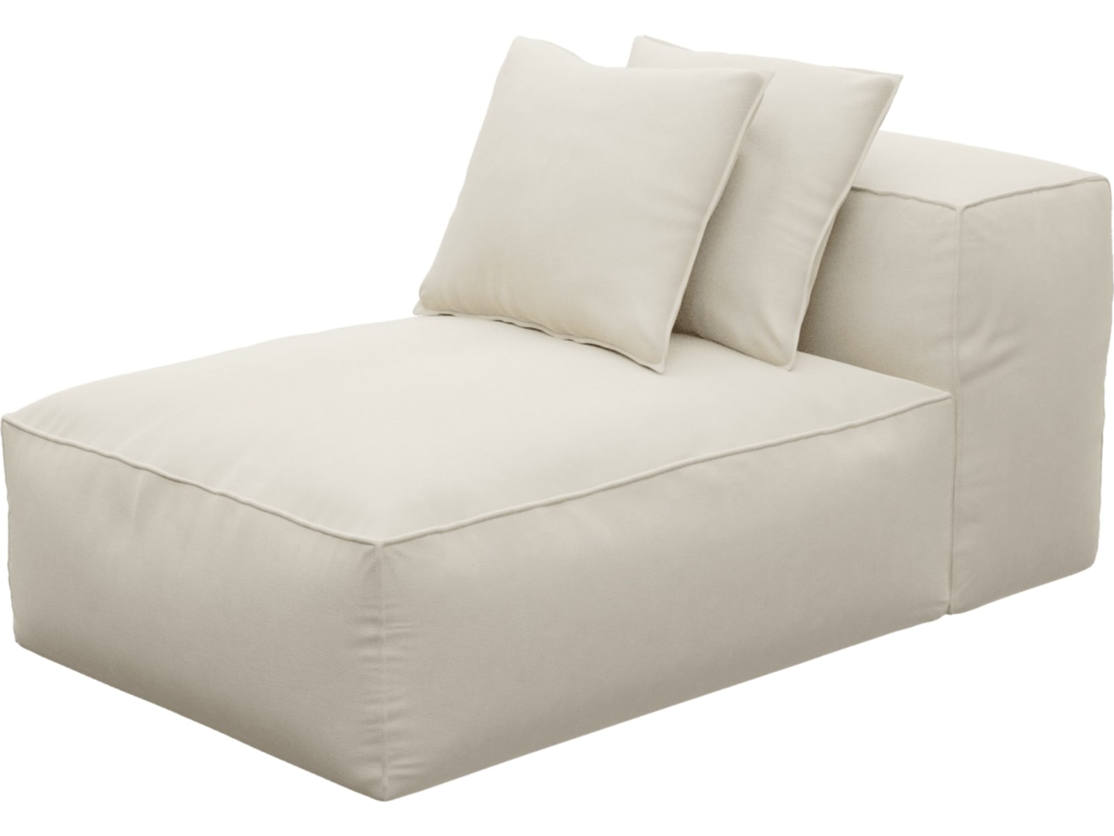 Riley Alpine Mist Module Chaise color Alpine Mist