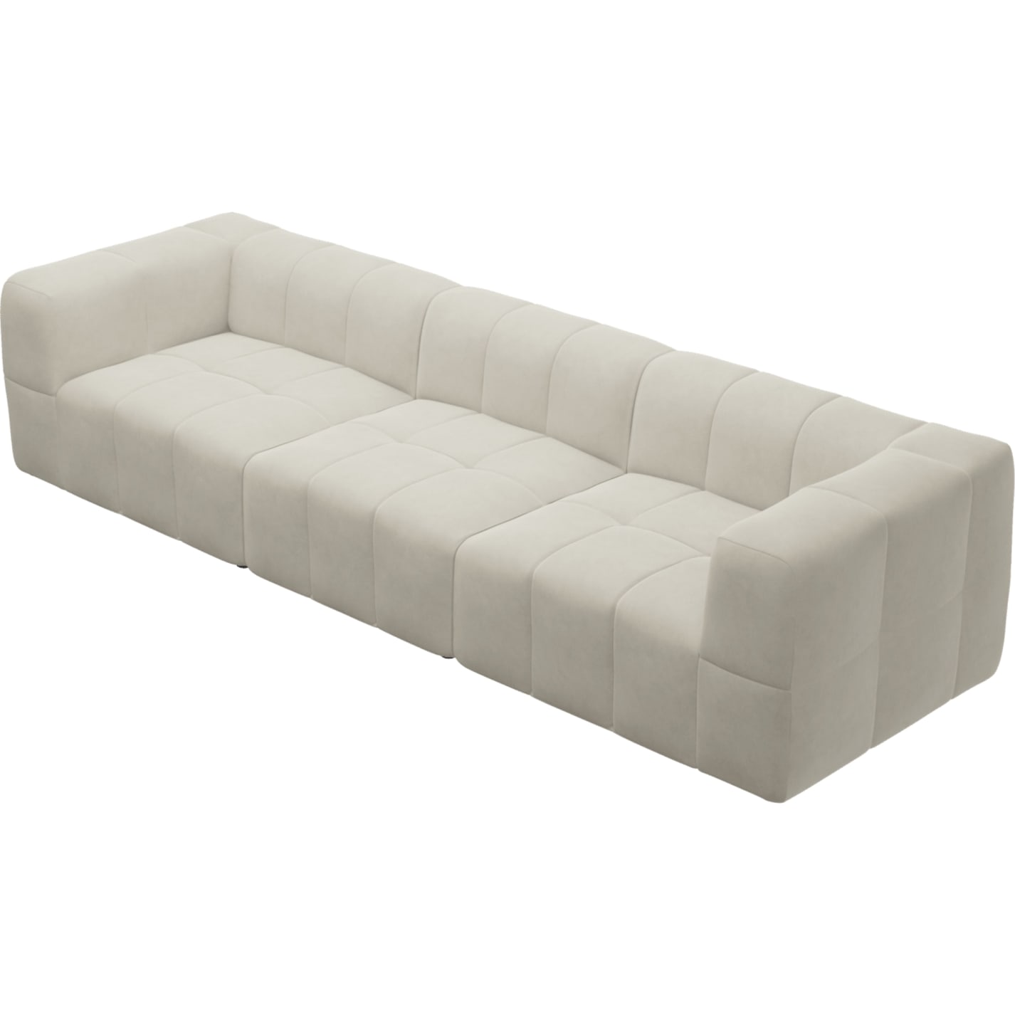 Lucello Muse Flax Modular Sofa - 3 Piece color Muse Flax