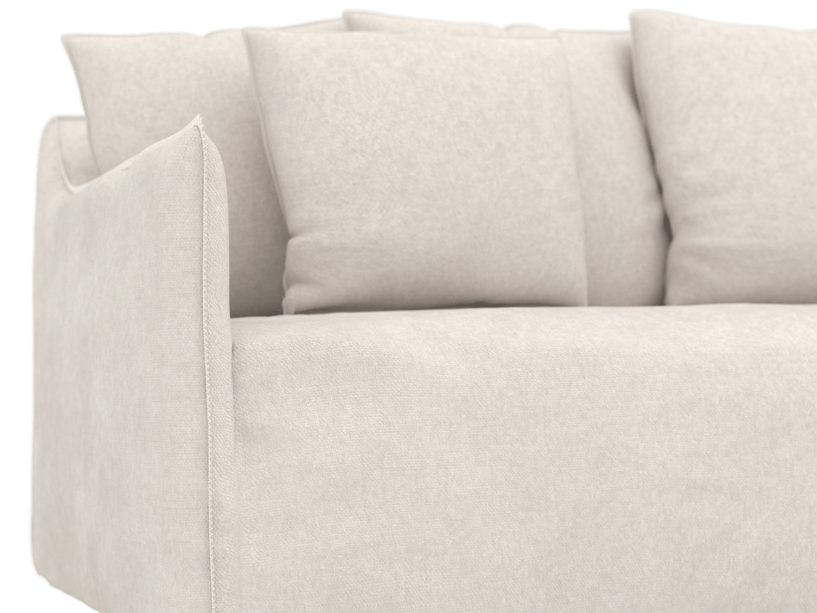Como Tribute Ice Sofa -  3.5 Seater color Tribute Ice