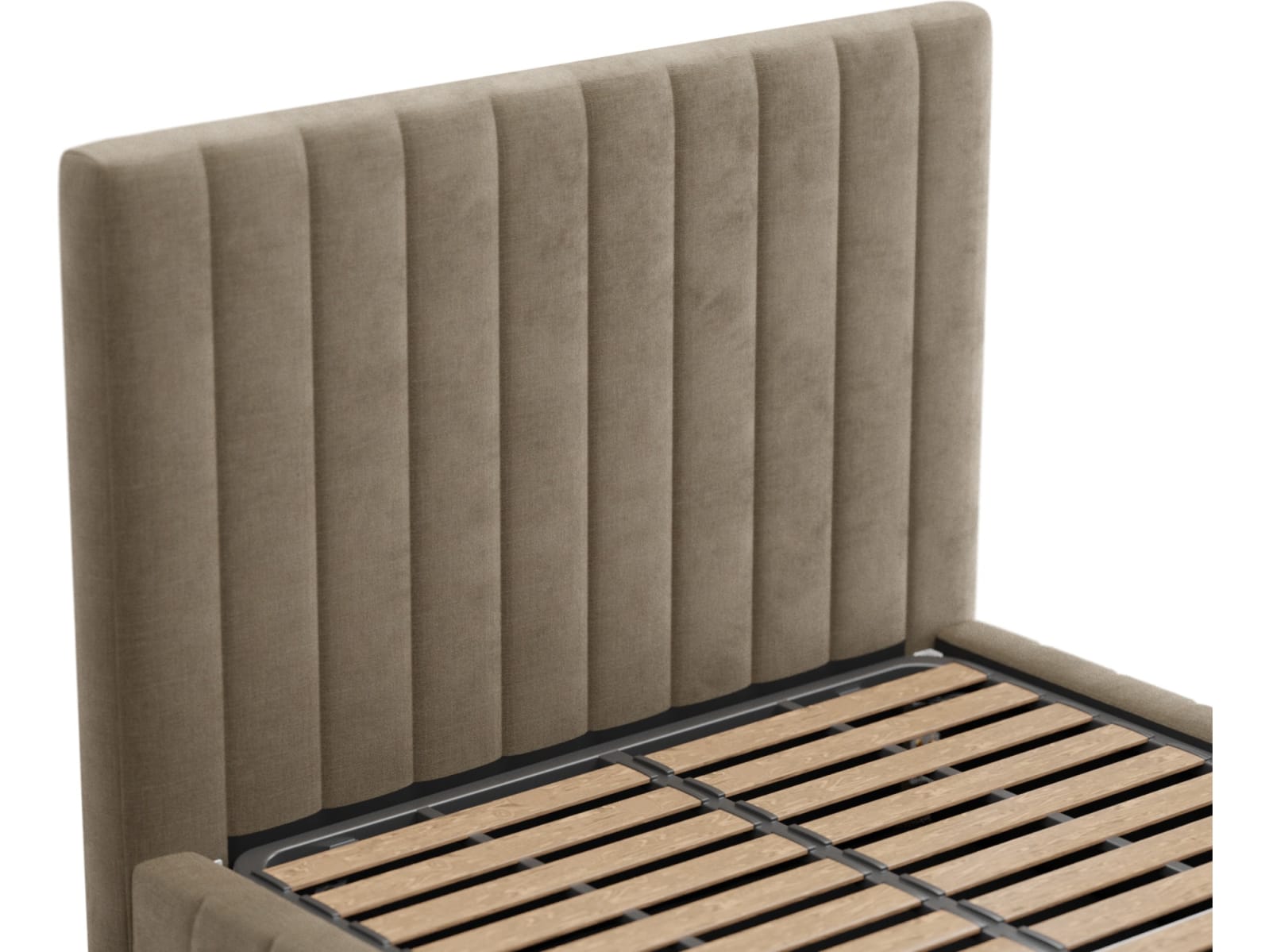 Brentwood Gas Lift Bed Tribute Walnut color Tribute Walnut