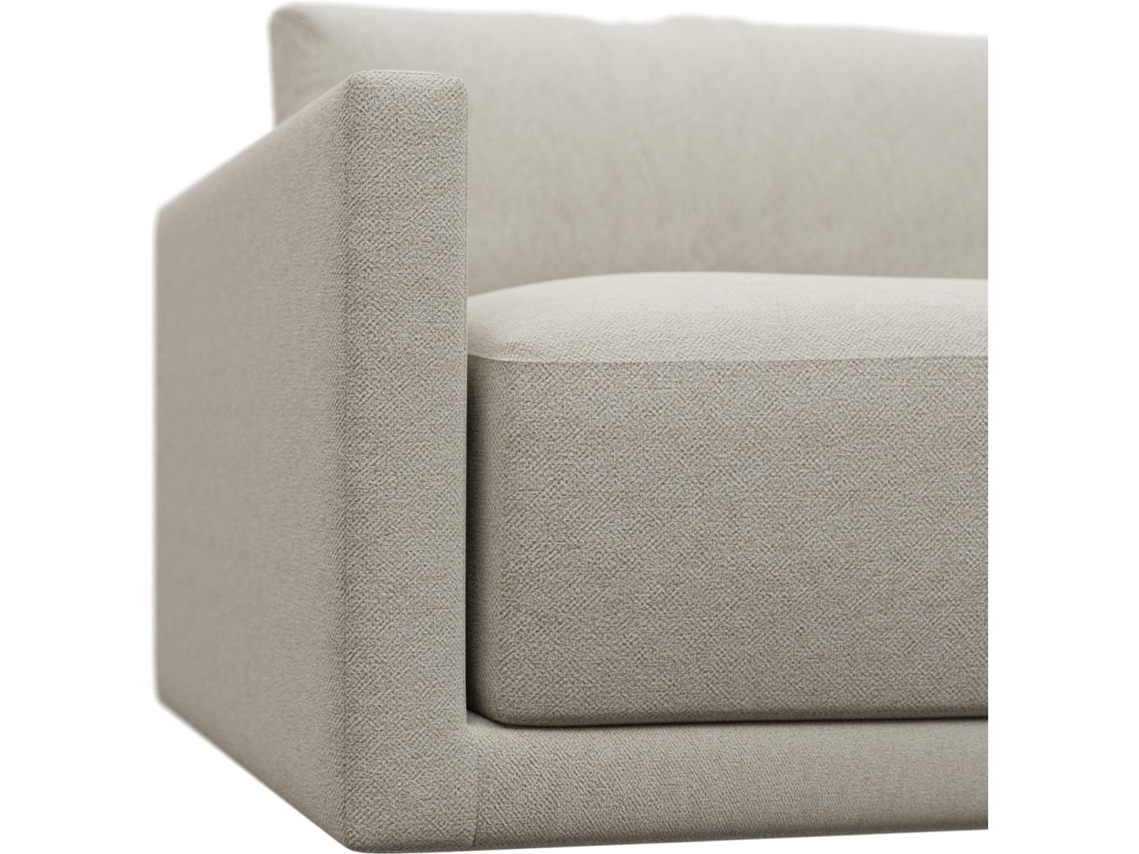 Haven Noa Desert Left Arm Facing Chair Sofa Module color Noa Desert