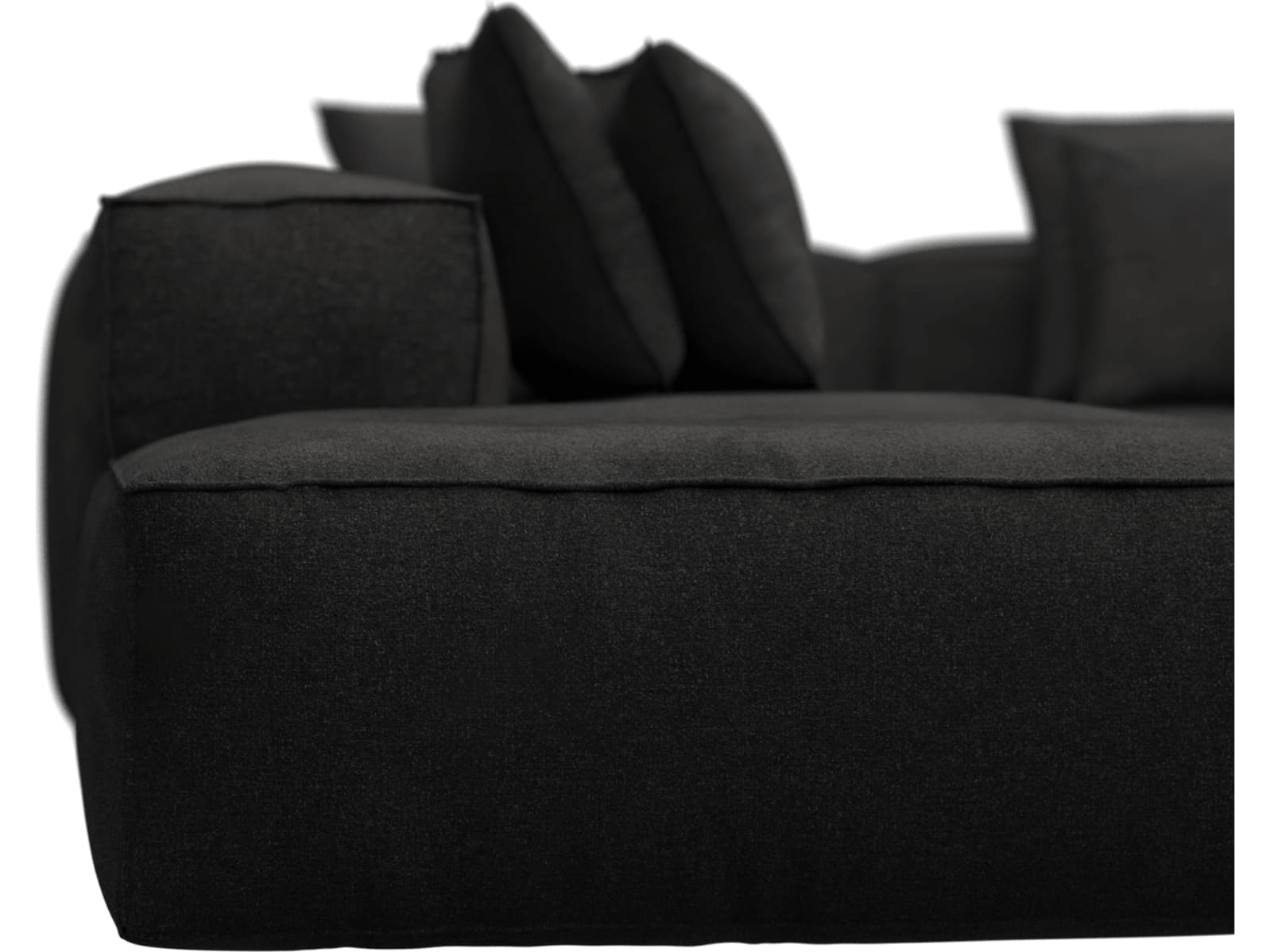 Riley California Charcoal Modular Sofa - Arm, 2x Armless, Corner, Left Terminal color California Charcoal