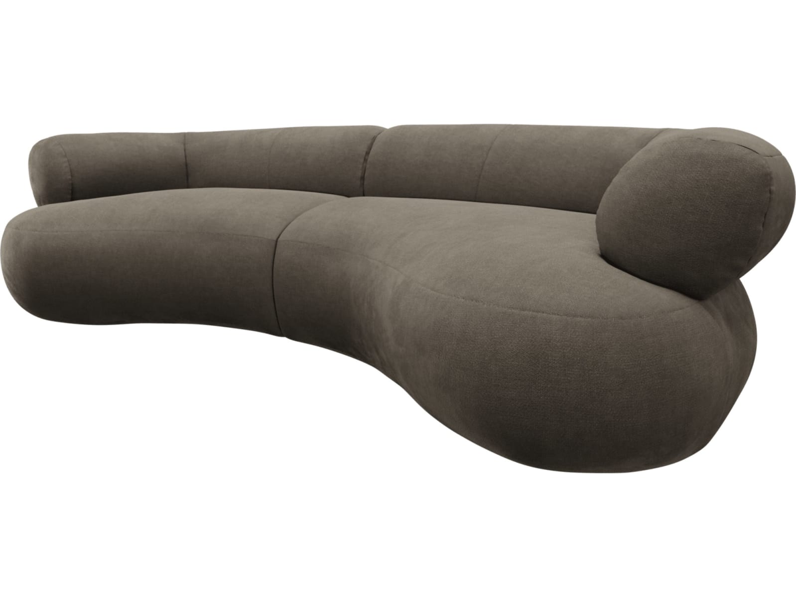 Colette Muse Mink Sofa - 3 Seater color Muse Mink
