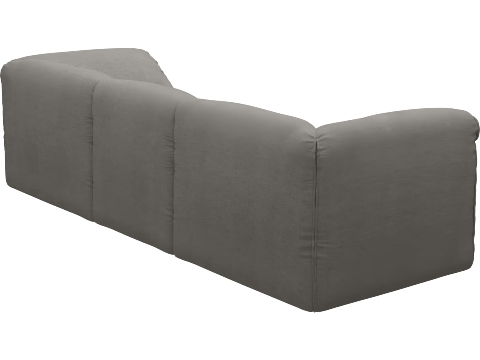 Kai Isla Soft Grey Modular Sofa - 3 Seater color Isla Soft Grey