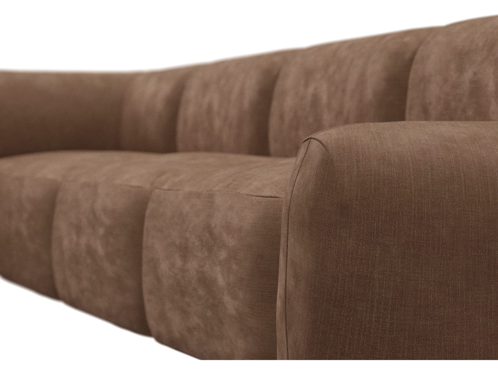 Beckett Tribute Chestnut Modular Sofa - 7 Piece color Tribute Chestnut