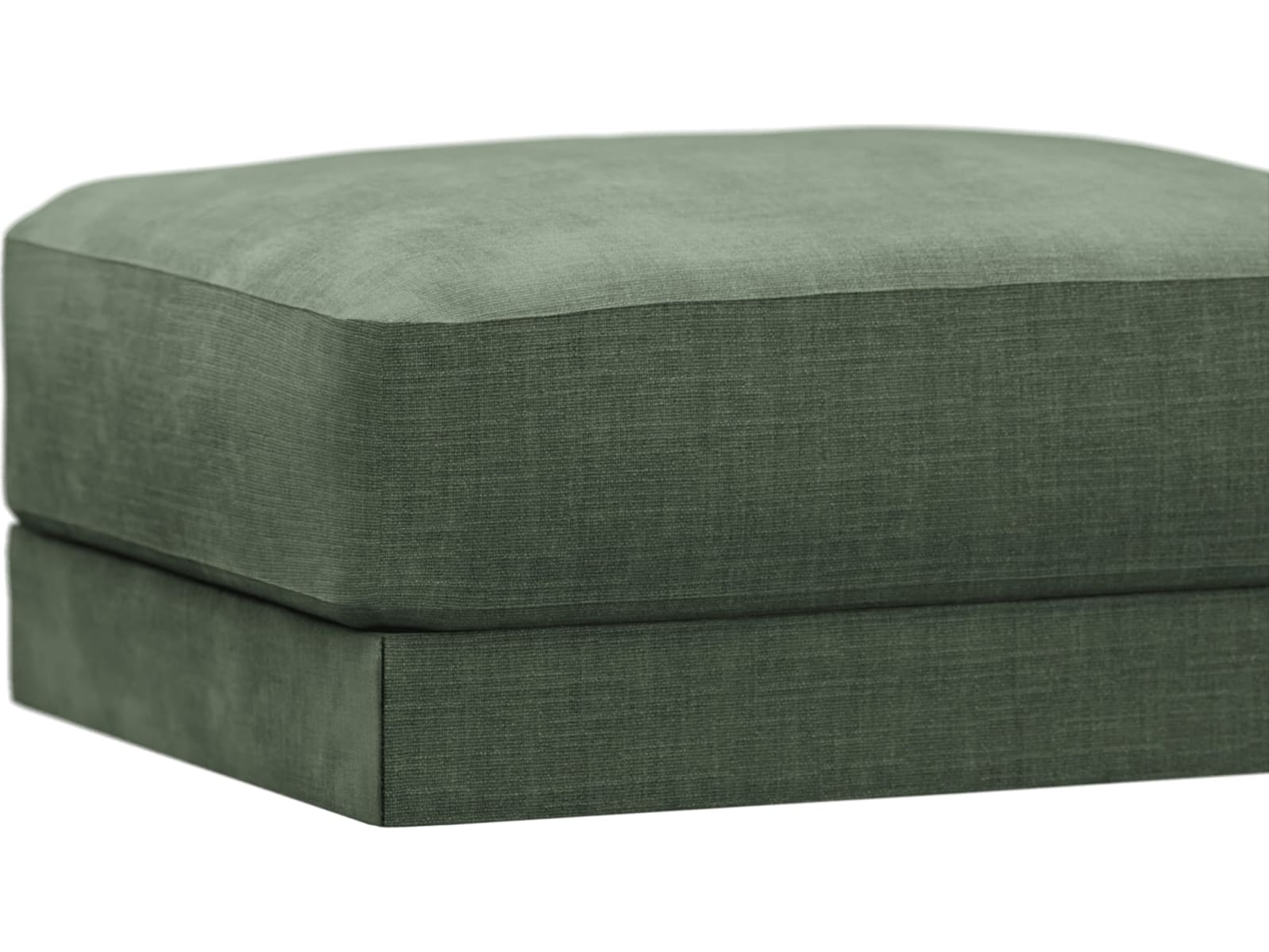 Monica Tribute Dark Jade Ottoman color Tribute Dark Jade