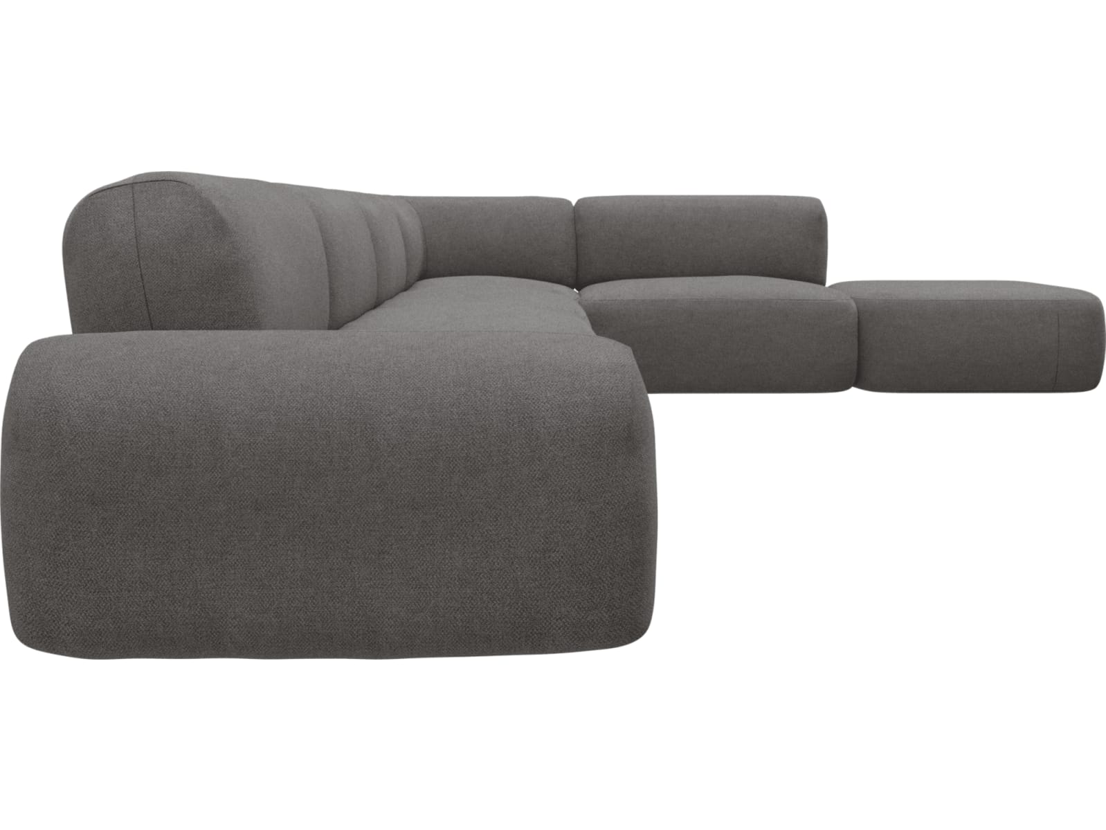 Beckett California Slate Modular Sofa - 7 Piece color California Slate