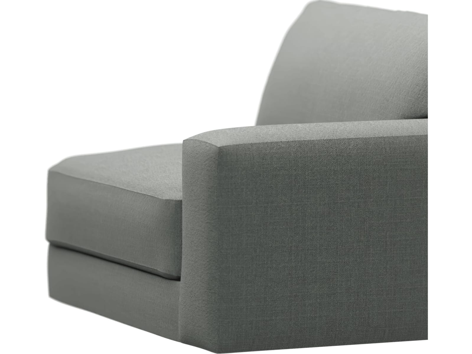 Monica Tribute Storm Right Arm Facing Chair Module color Tribute Storm