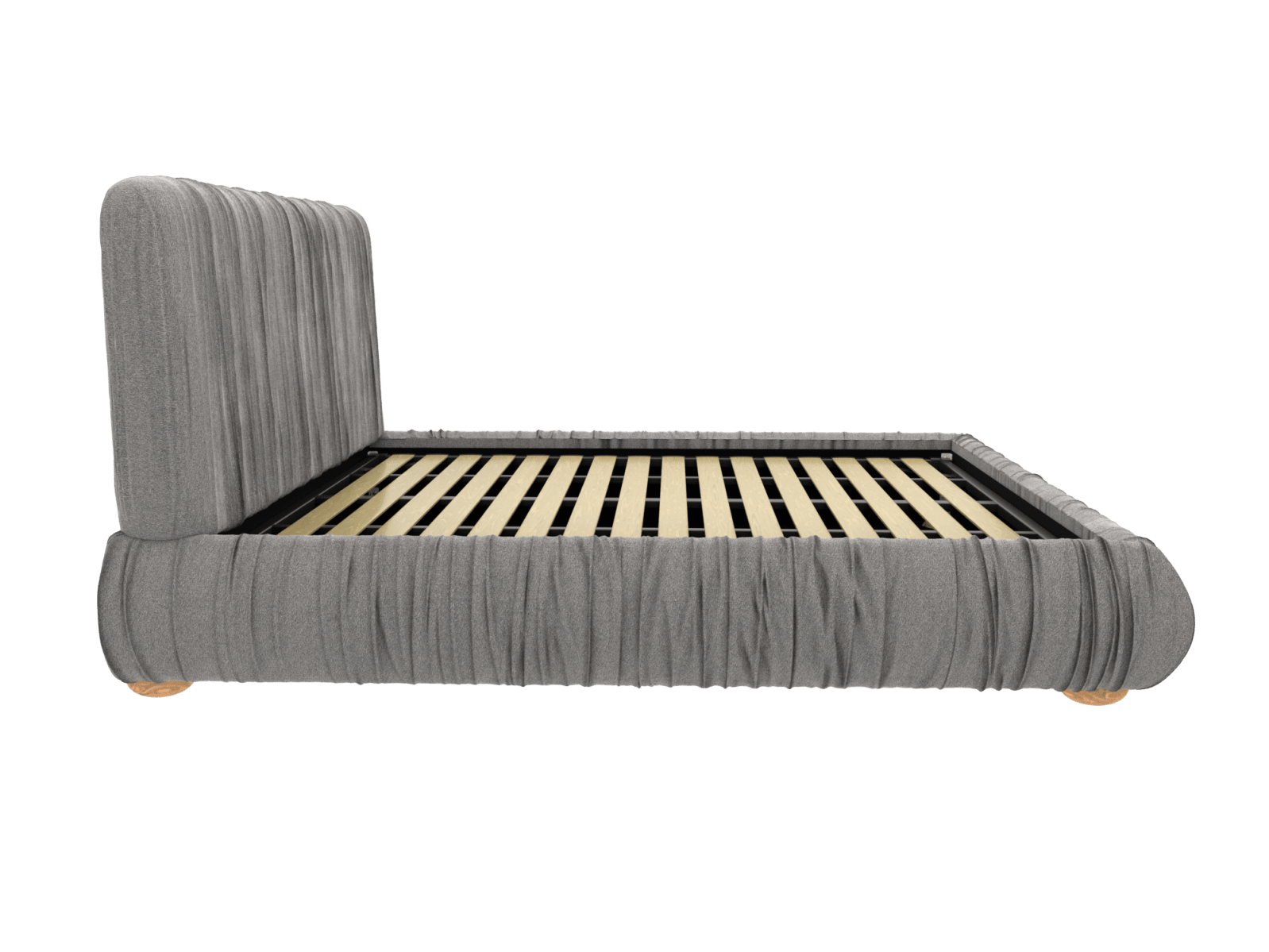 Gracie Bed Frame Toorak Pebble color Toorak Pebble