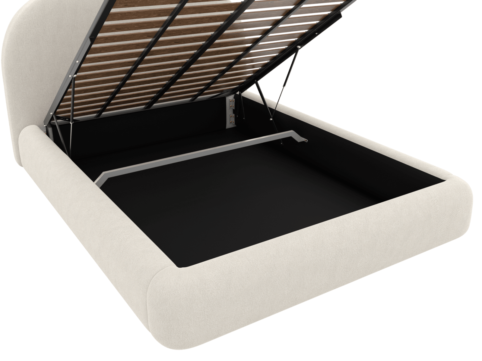 Capri Gas Lift Bed California Ivory color California Ivory