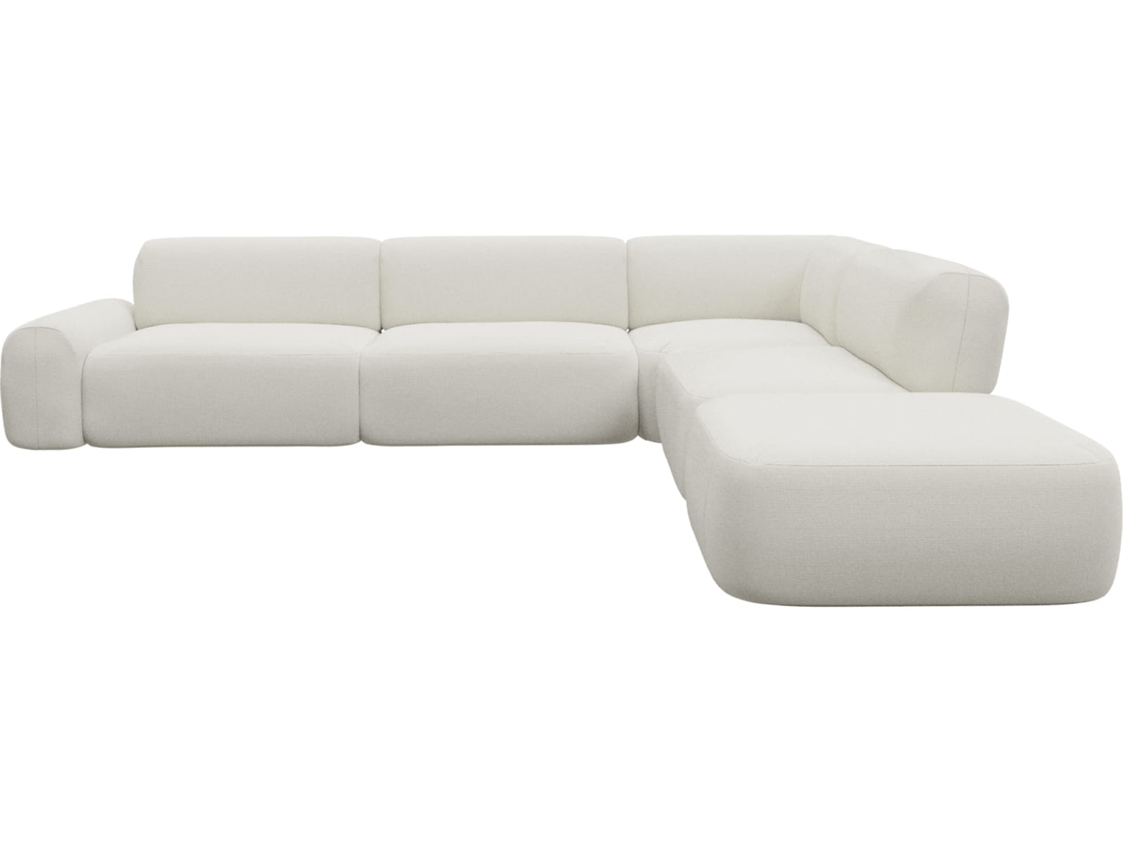 Beckett Tribute Shell Modular Sofa - 6 Piece color Tribute Shell