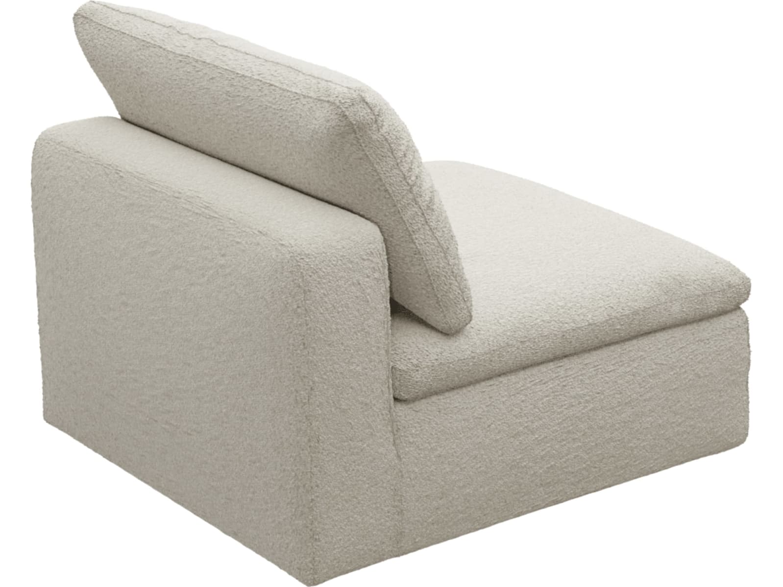 Cloud Deep Armless Module Boucle Ivory color Boucle Ivory