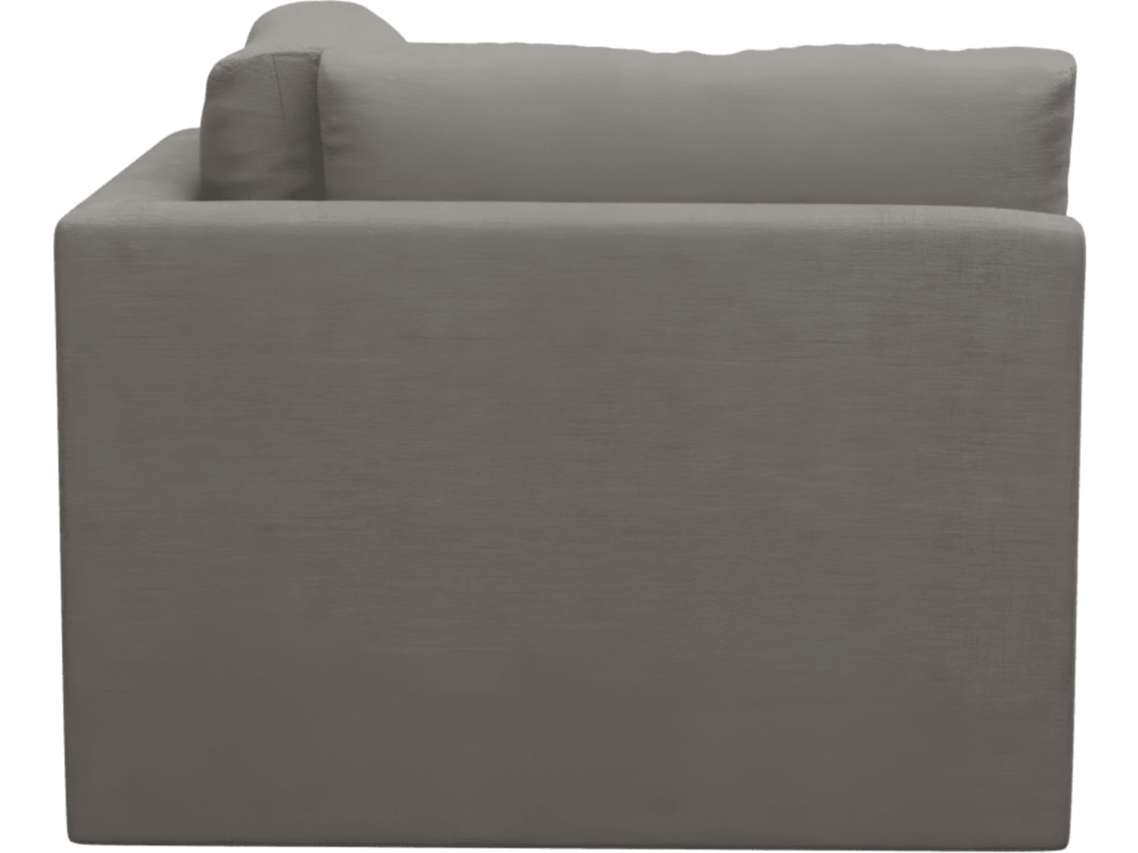 Haven Isla Soft Grey Corner Sofa Chair Module color Isla Soft Grey