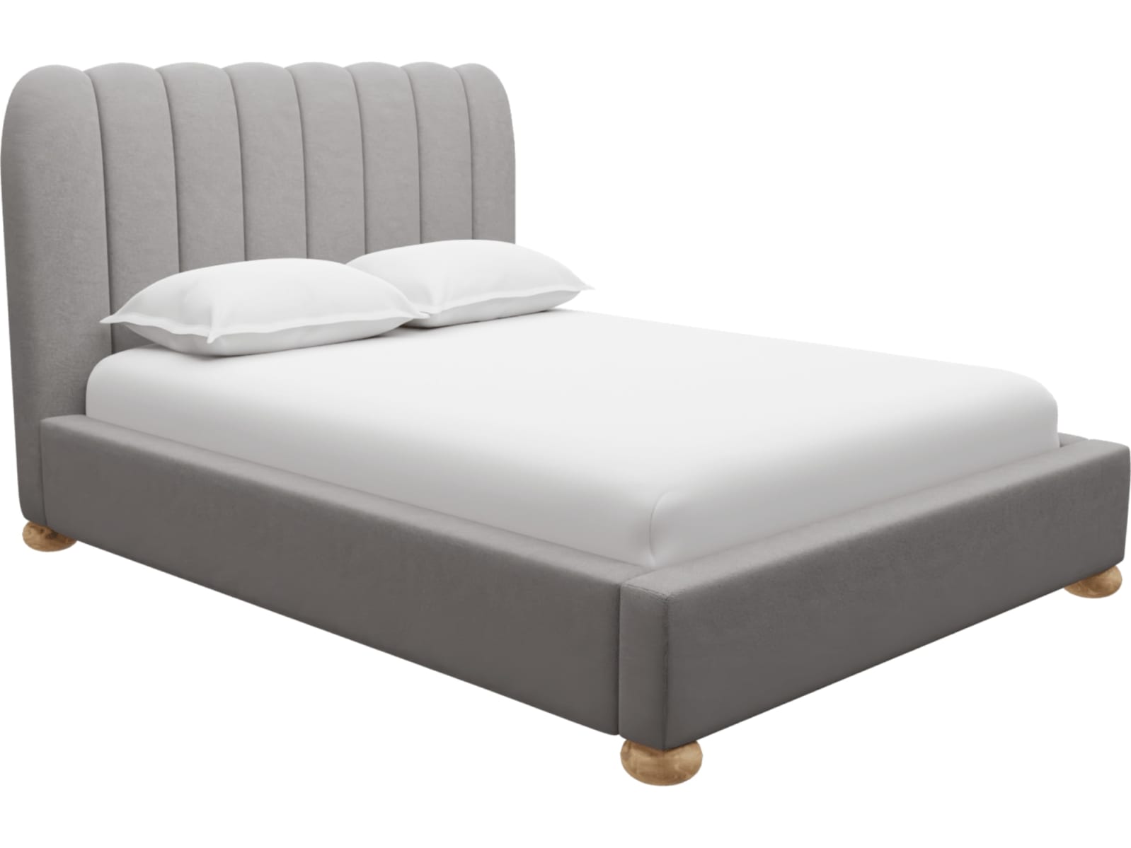 Maeve Bed View Steel color View Steel