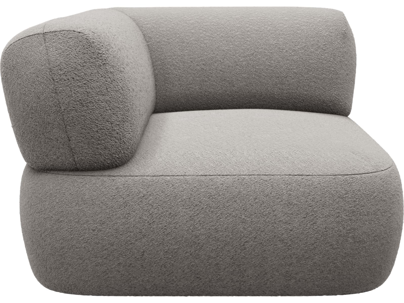 Beckett Boucle Pumice Sofa Module Corner color Boucle Pumice