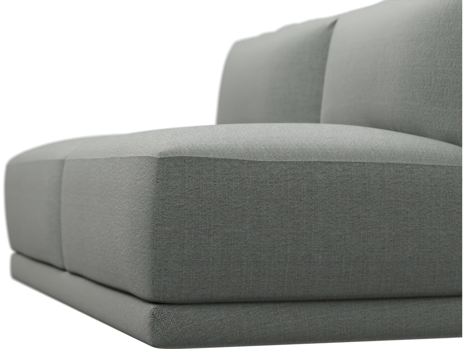 Haven Tribute Storm 2 Seater Armless Sofa Module color Tribute Storm